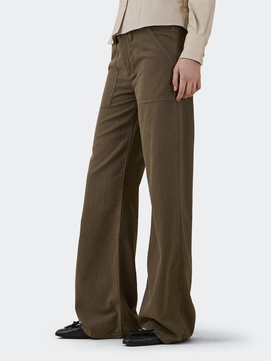 Jeanerica Guell Chevron Khaki Green