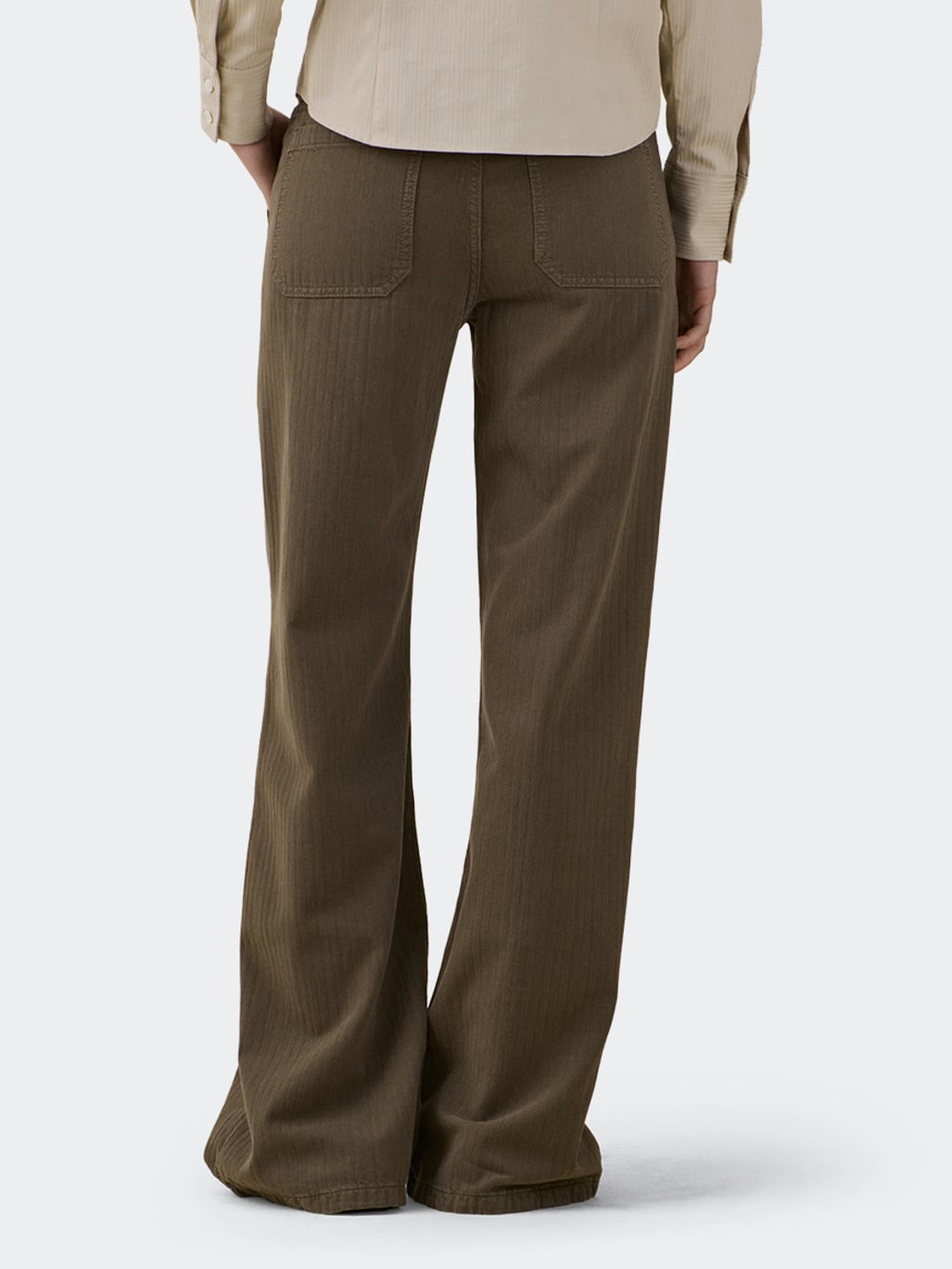 Jeanerica Guell Chevron Khaki Green