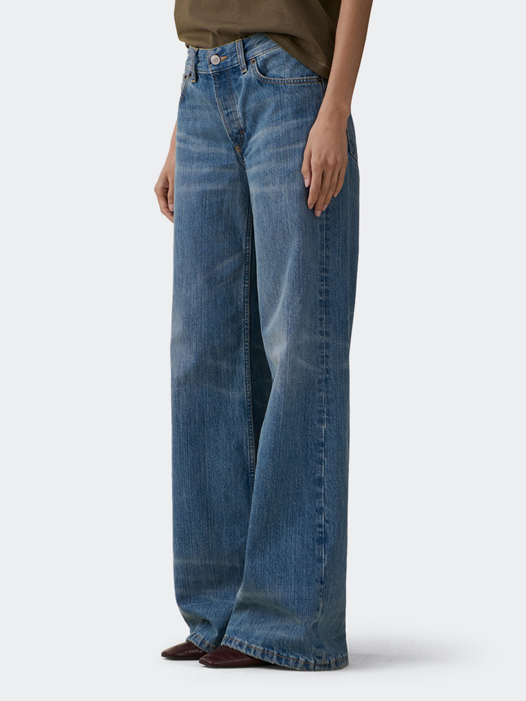 Jeanerica Kyoto Mid Blue Righe