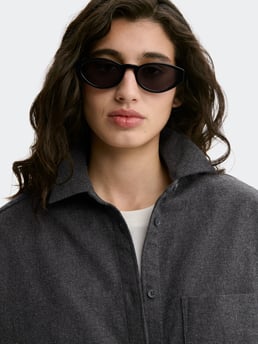 By Malene Birger Derris Flannel Dark Grey Melan