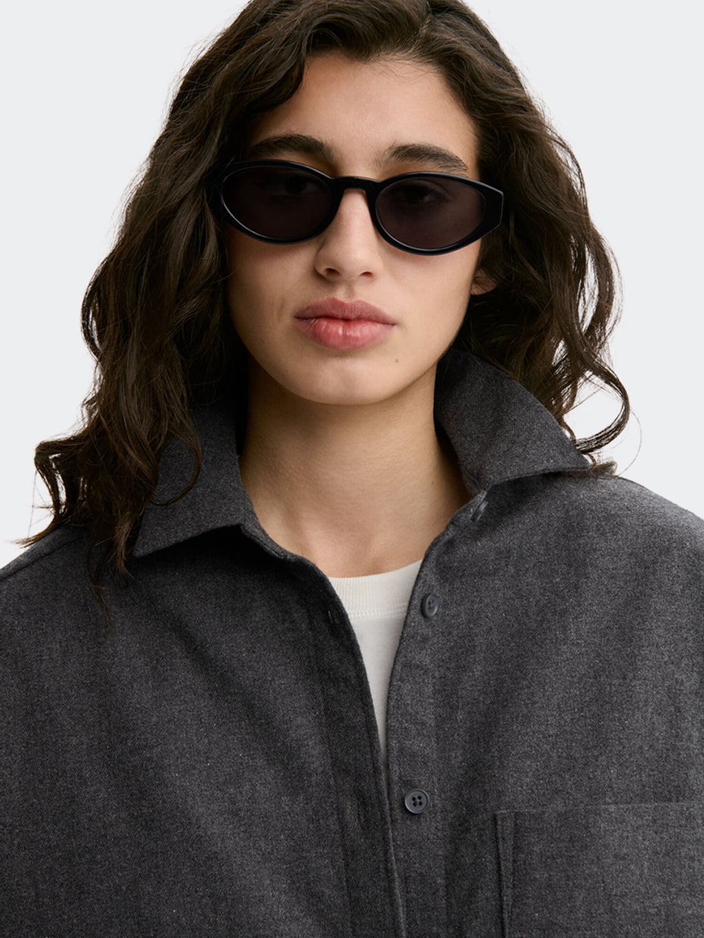 By Malene Birger Derris Flannel Dark Grey Melan