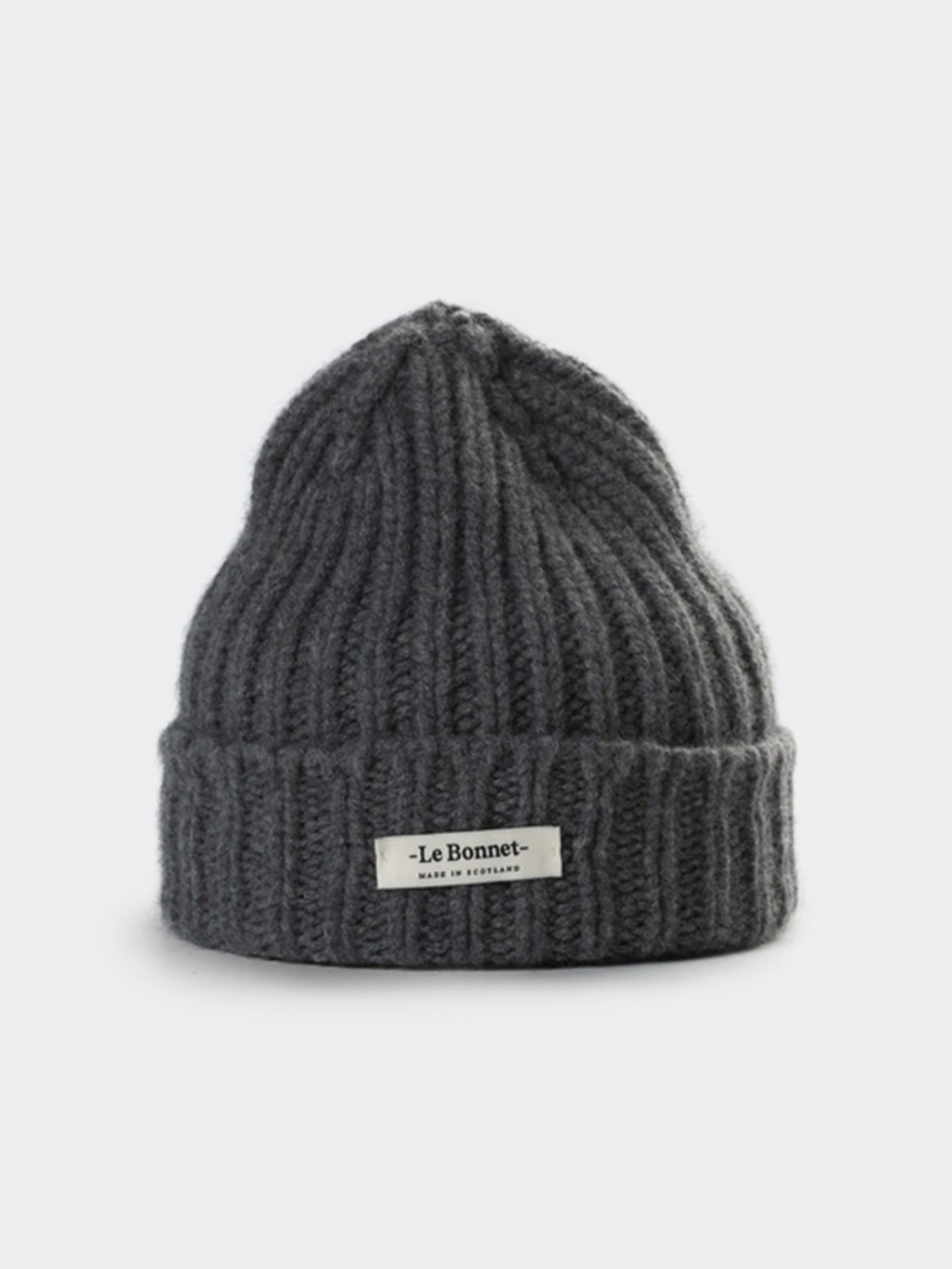 Le Bonnet Logo Beanie Slate Grey