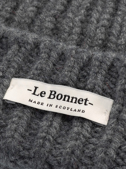 Le Bonnet Logo Beanie Slate Grey