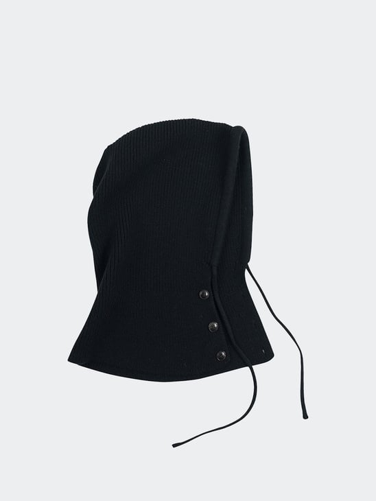 Frizmworks Merino Wool Knit Balaclava Black