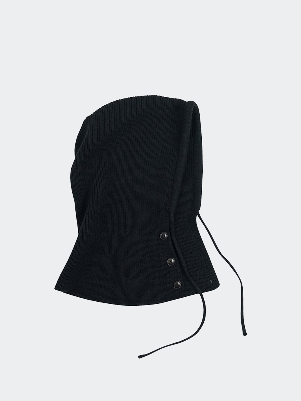 Frizmworks Merino Wool Knit Balaclava Black