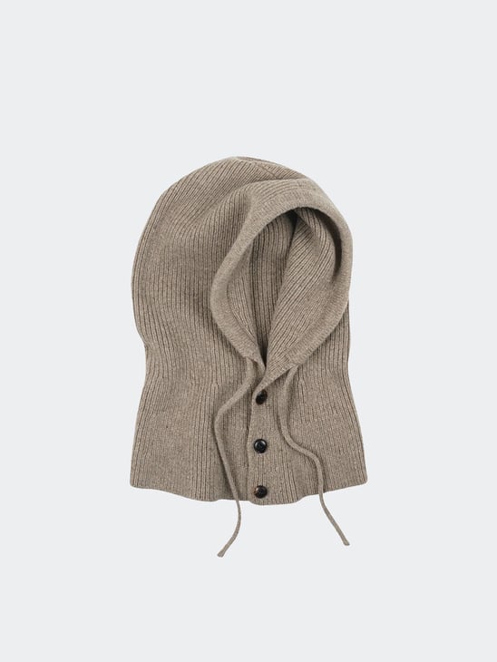 Frizmworks Merino Wool Knit Balaclava Oatmeal