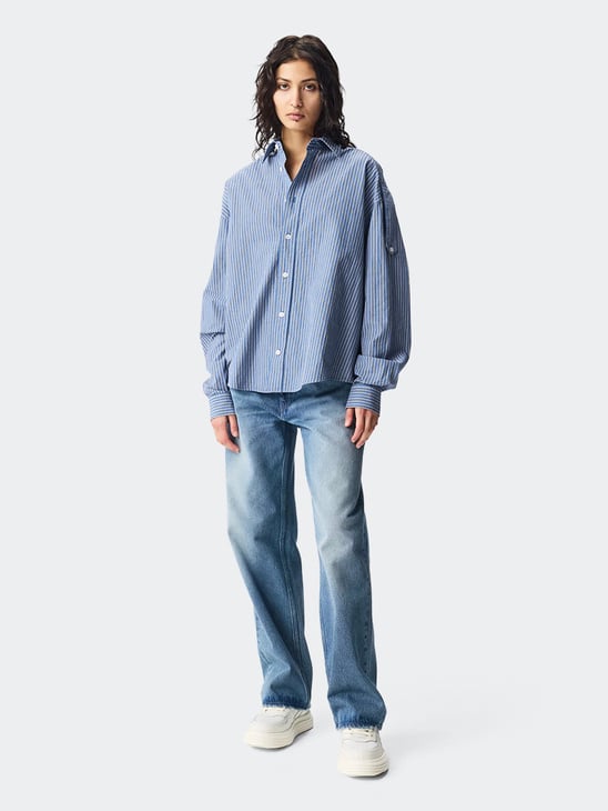 ADNYM Sergeant Shirt Blue Stripe