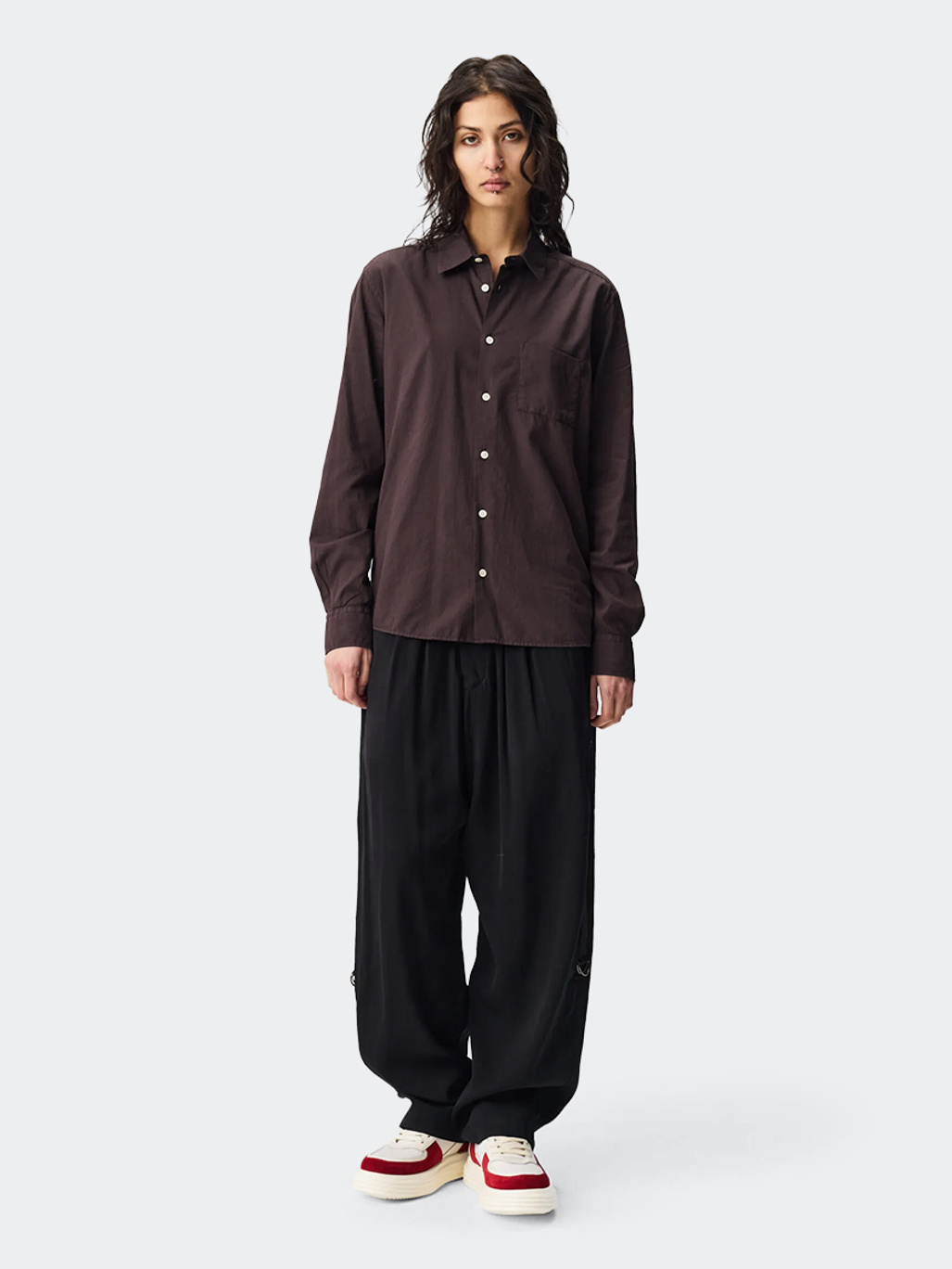 ADNYM Ward Shirt Brown Rose
