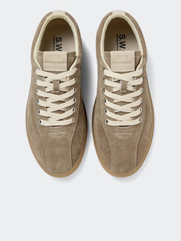 Stepney Workers Club Surma Suede Warm Grey