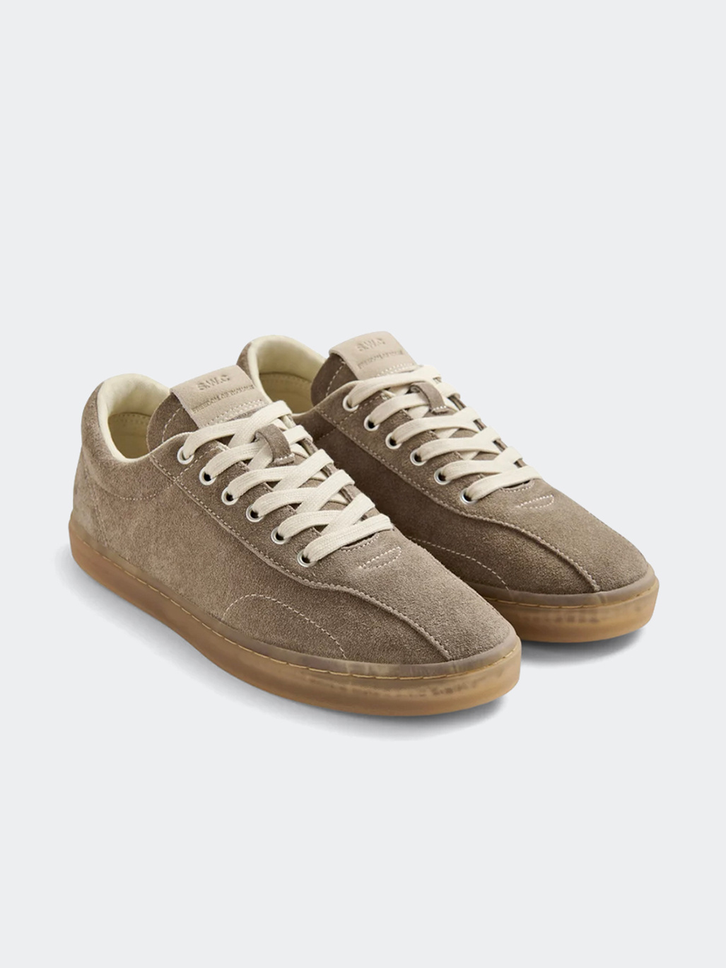 Stepney Workers Club Surma Suede Warm Grey