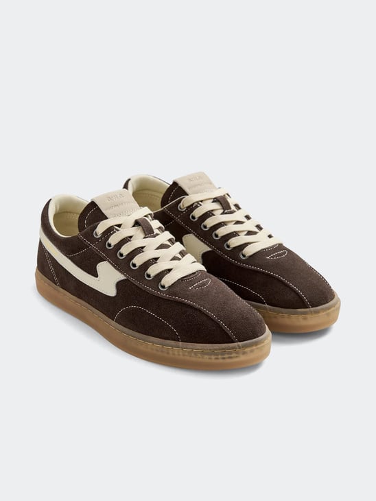 Stepney Workers Club Surma S-Strike Suede Dark Brown