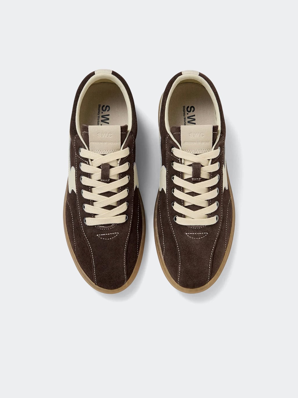 Stepney Workers Club Surma S-Strike Suede Dark Brown