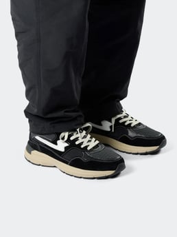 Stepney Workers Club Amiel S-Strike Suede Mix Black