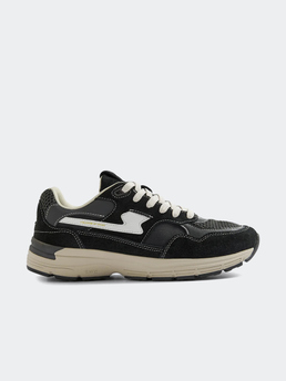 Stepney Workers Club Amiel S-Strike Suede Mix Black