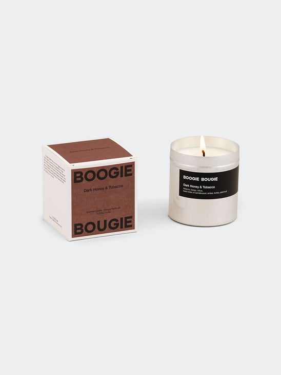 Boogie Bougie Scented Candle Dark Honey & Tobacco