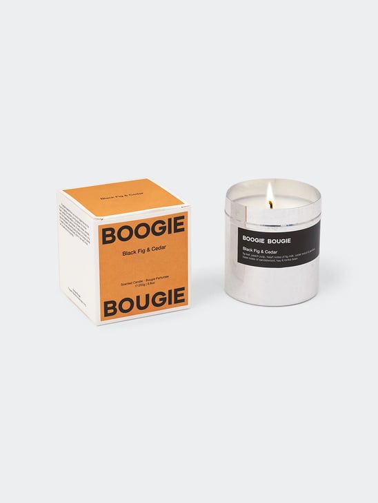 Boogie Bougie Scented Candle Black Fig & Cedar